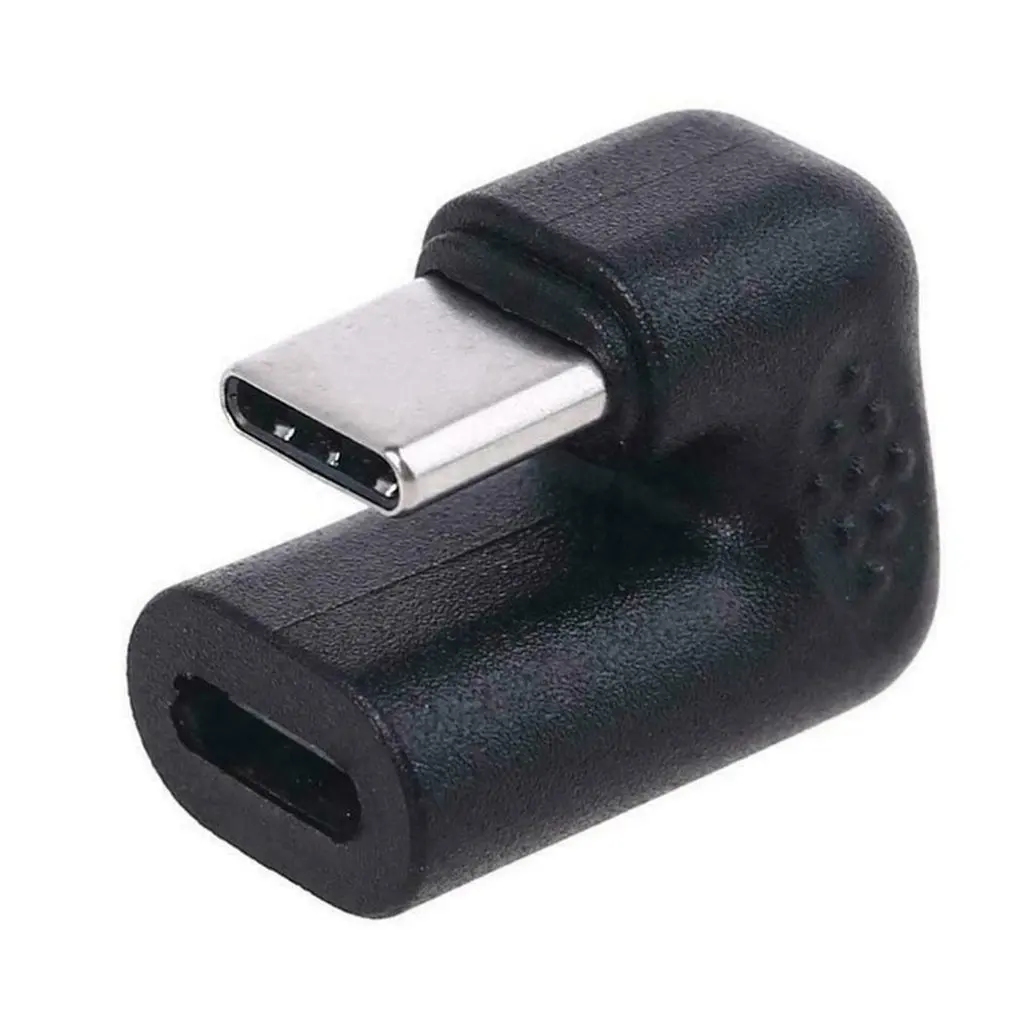 

Type C Male To Female Adapter 180 Degree Right Angle USB 3.1 USB-C Converter For Smart Phone