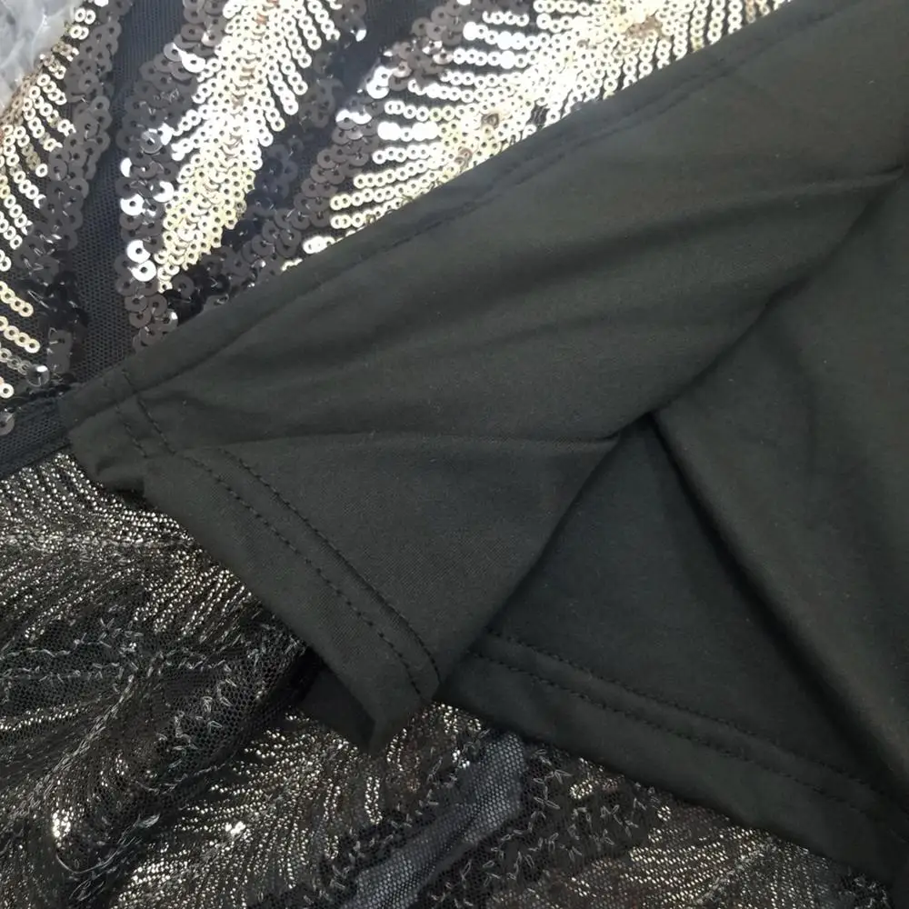 

2019 new winter sequins celebrity show catwalk party dress Vestidos sexy long-sleeved maxi dress nightclub slim dress