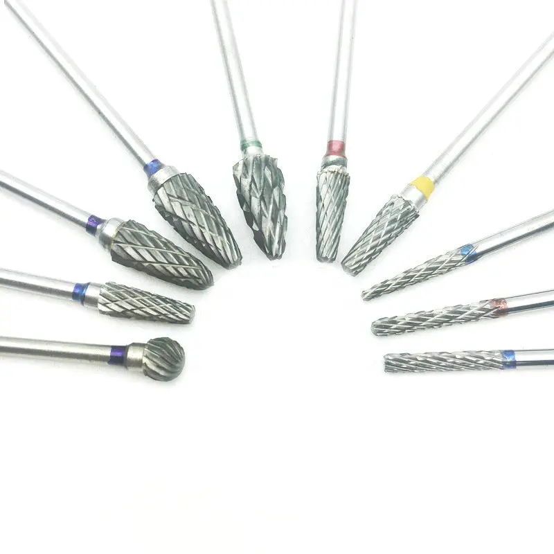 10 шт./коркор. набор резцов из карбида вольфрама боры для удаления и полировки