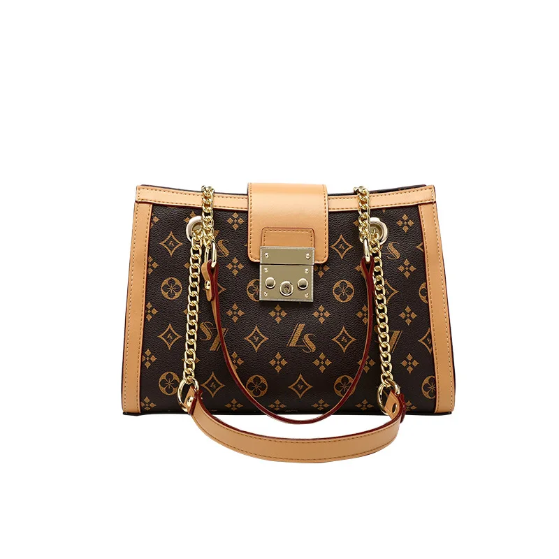 100% Genuine Leather Luxury Brand 2021 New Classic Print One-shoulder Messenger Bag Luxury Designer Handbags and Wallet Satchels