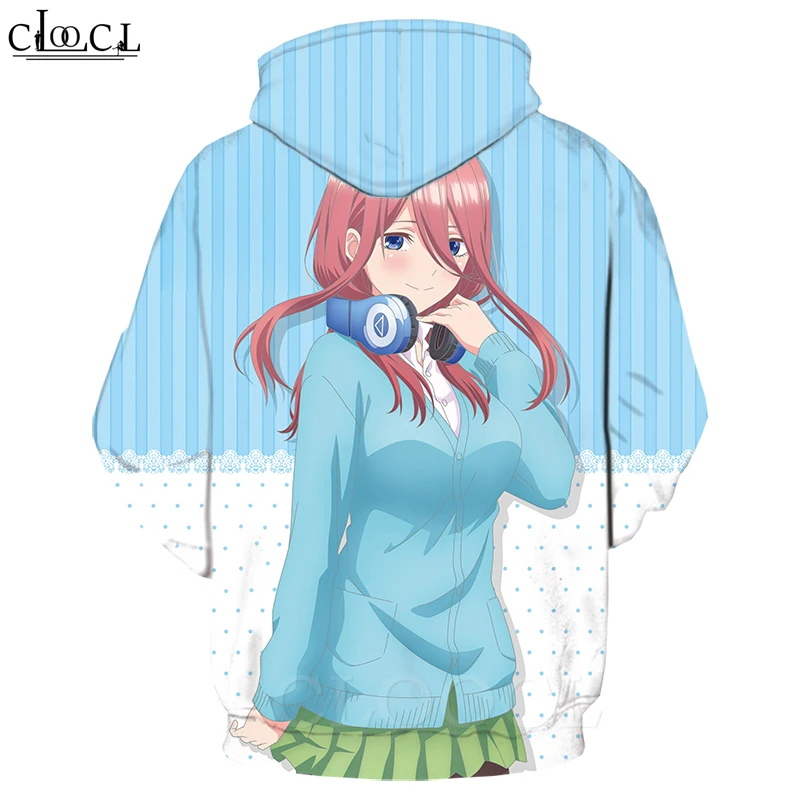 

The Quintessential Quintuplets Hoodie Men Women Autumn 3D Print Anime Long Sleeve Hoodies Hip Hop Streetwear Casual Tops X388