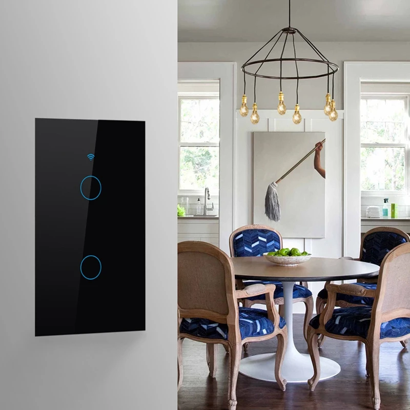 Умный светильник переключатель Wi Fi настенная контактная панельная розетка Alexa