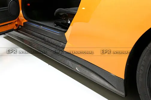Автомобильный Стайлинг для R35 GTR GT R Zele стиль углеродное волокно боковая юбка