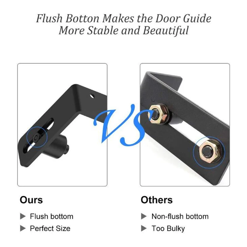 Направляющие для напольных направляющих раздвижных дверей сарая 6 в 1 |
