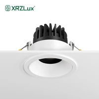 xrzlux recessed anti glare led cob spotlight 110v 220v 8w 10w 15w round downlight led ceiling lamps recessed lighting