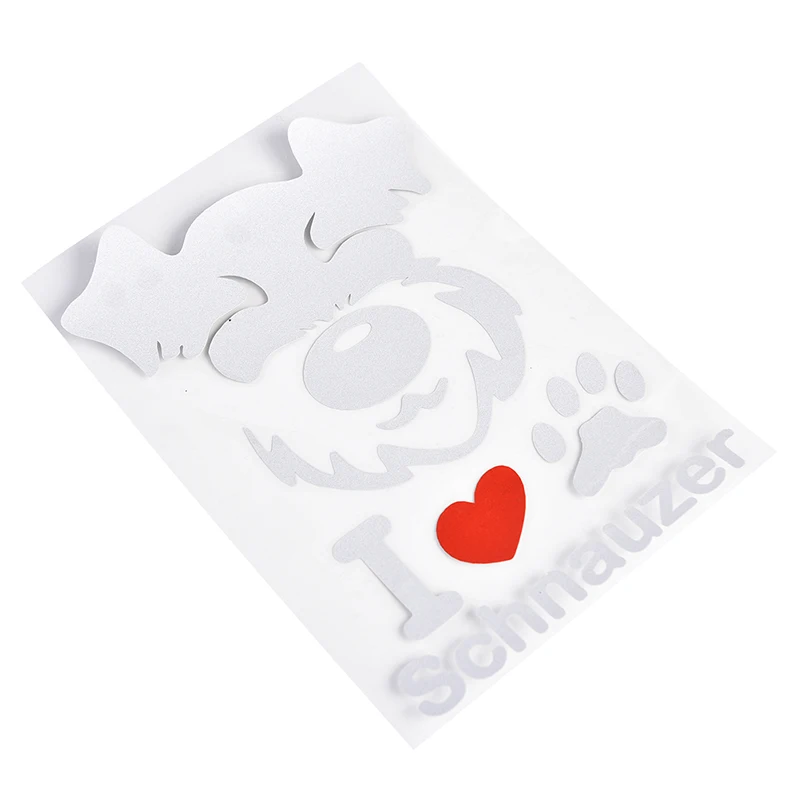 Schnauzer Автомобильная Наклейка Автомобильные украшения аксессуары милый щенок