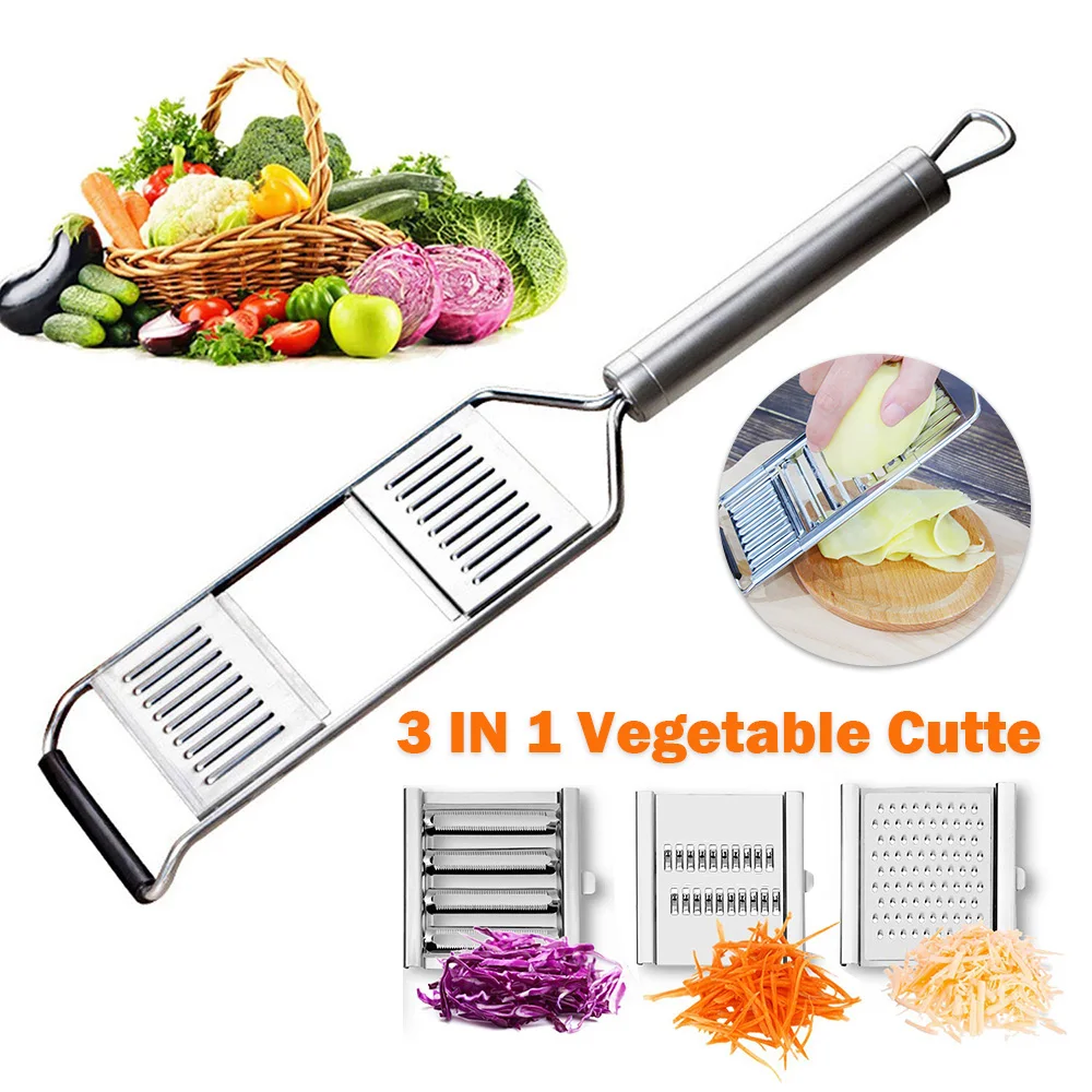 

Multi-purpose Vegetable Slicer Stainless Steel Grater Cutter Shredders Fruit Potato Peeler Carrot Grater Kitchen Accessories