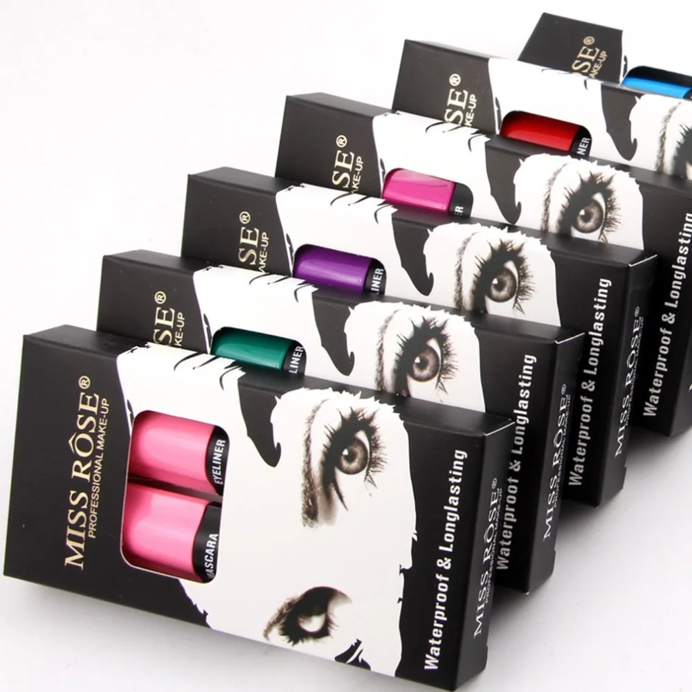 Профессиональный женский макияж водонепроницаемый набор туши для ресниц