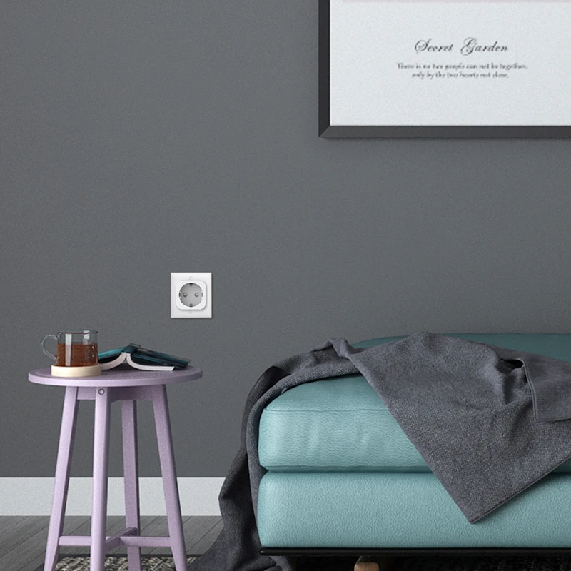 

Multifunction Socket Tuya WiFi EU Smart Plug Adaptor Remote Voice Control Timing Function For Alexa Google Assistant Tuya APP