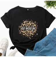 women 2021 3d print fashion leopard letter tops t shirts t clothes shirt womens lady graphic female tee t shirt clothing tx09