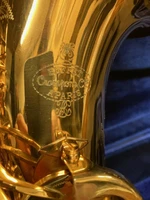 bc2008 pro buffet paris alto saxophone engraving on bell and the keys comes with protec case