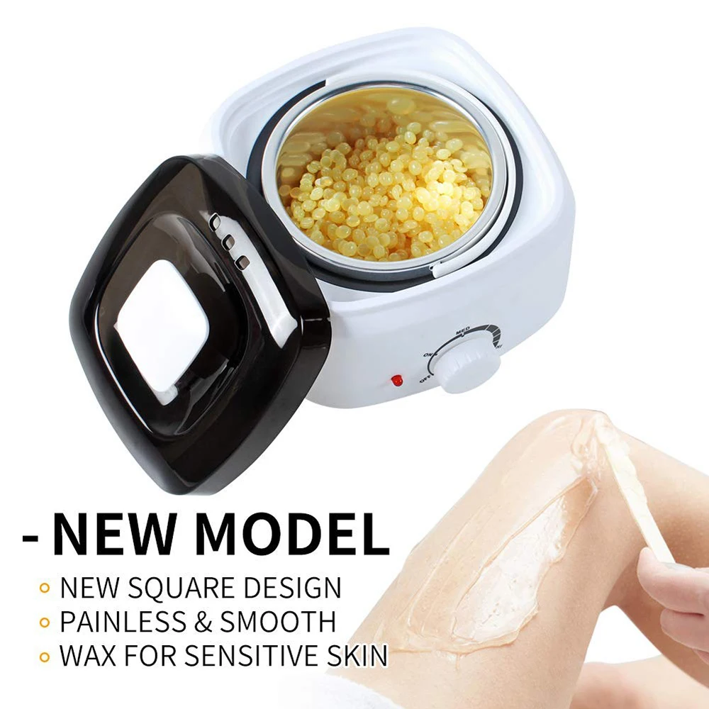 

Hair Removal Wax-melt Heater Melter Machine Wax Beans Heating Hot Paraffin Warmer No Strip Depilatory Bikini Face Waxing Machine