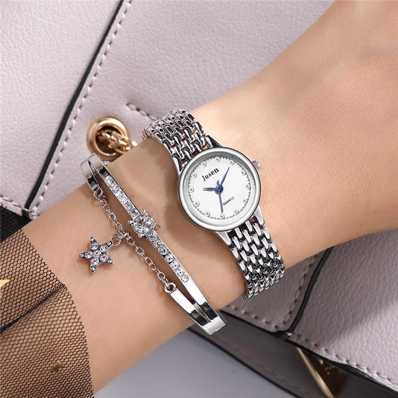 Женские часы роскошные модные кварцевые женские наручные браслет с полностью