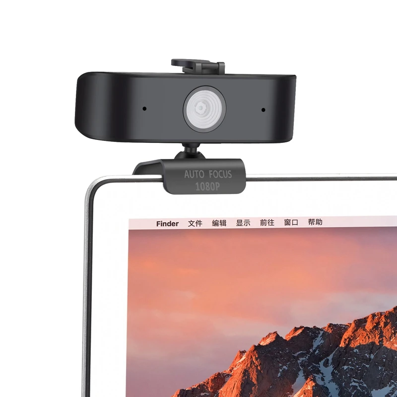 

A50 Computer Camera 1080P HD Home Office USB Driver-Free Built-in Microphone Live Teaching Webcam Black