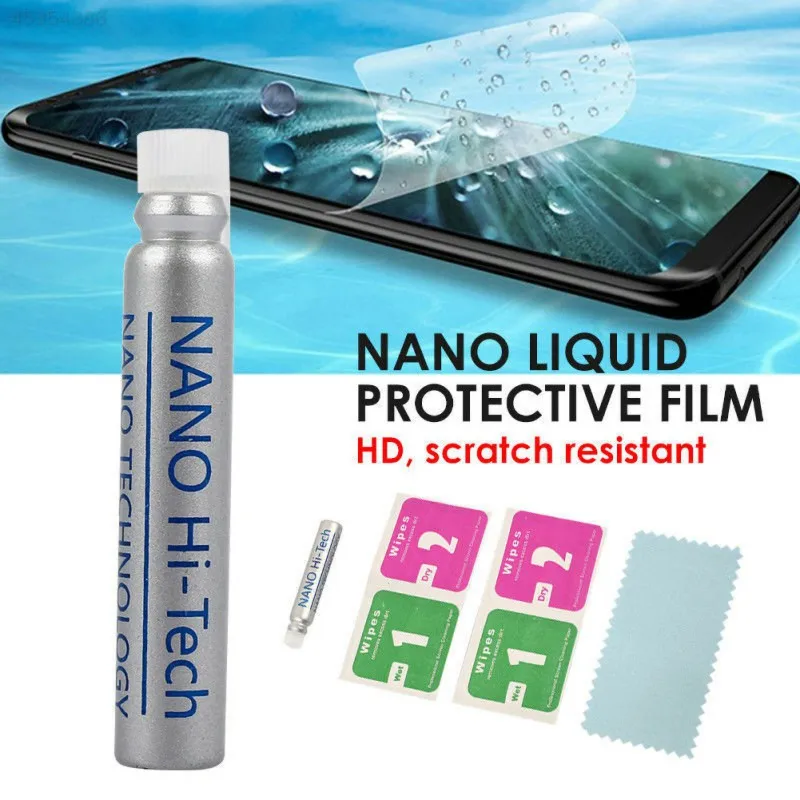 

1 Set NANO Liquid Phone Screen Protector Full Cover Glass Film for IPhone XS Samsung S10 Huawei Phone Accessories