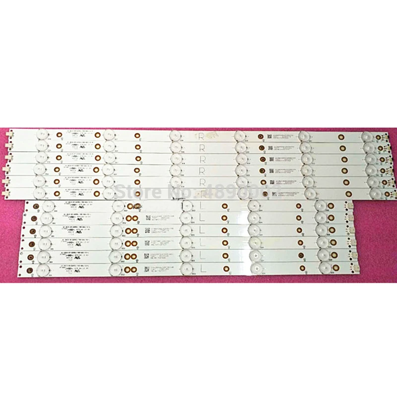 

Tira de LED para iluminación trasera para Philips 49 "TV 49PUF6701/T3 GJ-2K15-XM-D2P5C1-490-D611-C1 49puh490 0/88 EVTLBM490E0601