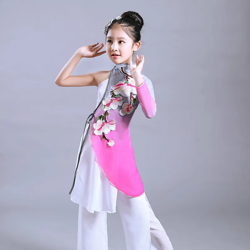 Традиционный китайский костюм народного танца для женщин танцевальные костюмы