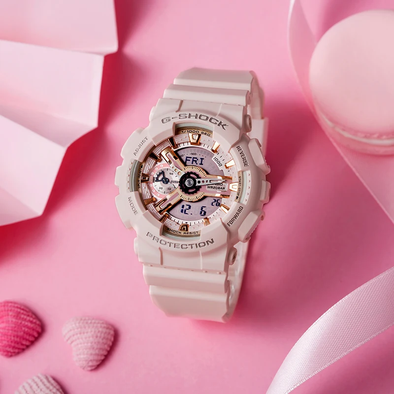 Casio watches trendy fashion casual ladies GMA-S110MP-4A1 | Наручные часы