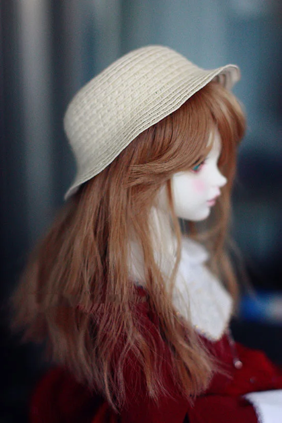 

BJD Doll hat suitable for 1-3 straw hemp hats doll accessories