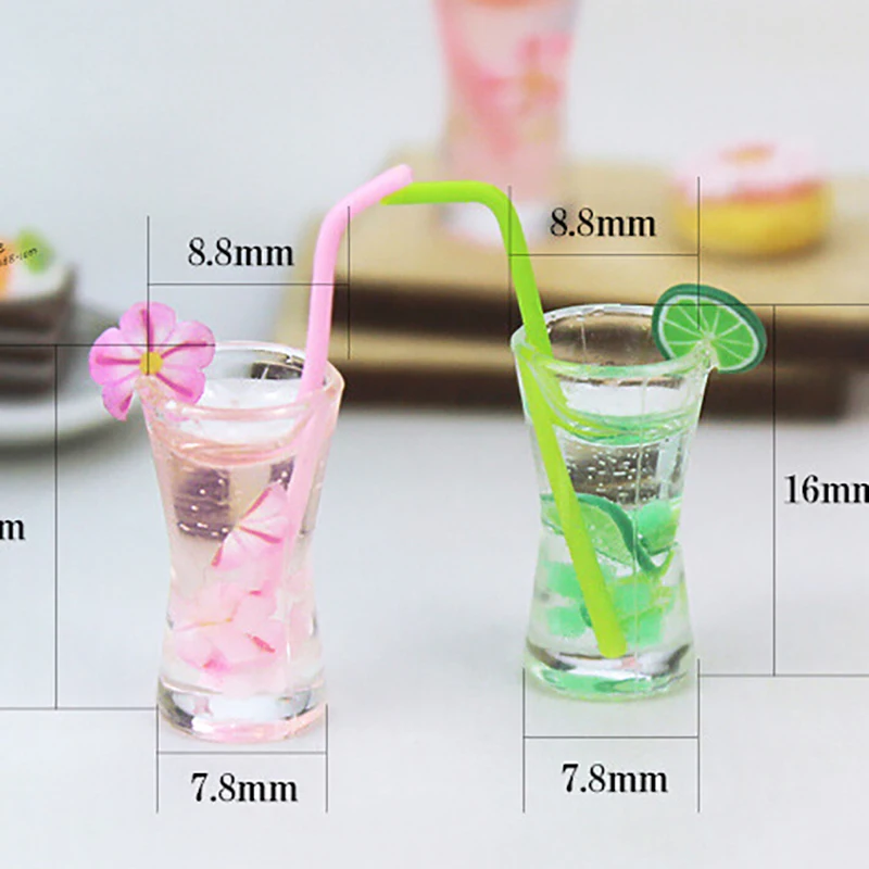 

Hot 1Pcs 1:12 Kitchen Room Food Mini Drink Tea Milk Cup For Doll DIY Miniature Dollhouse Coffee Cup Mini World Dolls Accessories