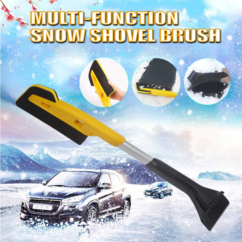 

Snow Brush and Detachable Ice Scraper Multifunctional Snow Shovel Long Rod Deicing Ice Sweep Tool Glass Frost Snow Removal