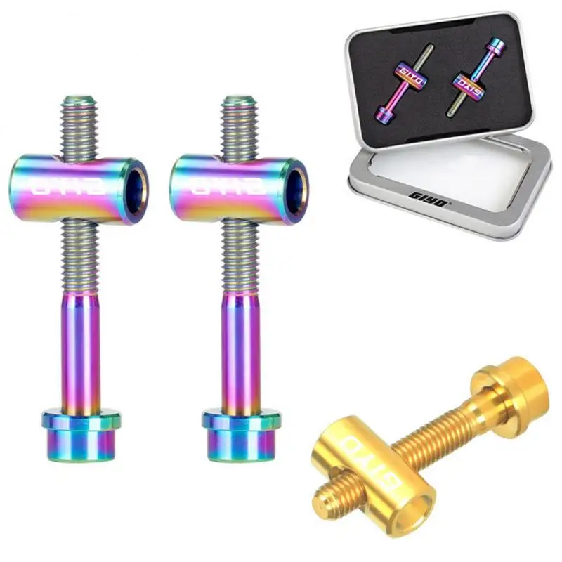 

AUBTEC велосипедный титановый винт для подседельного штыря M5 * 30/40 для велосипедного сиденья с черным винтом