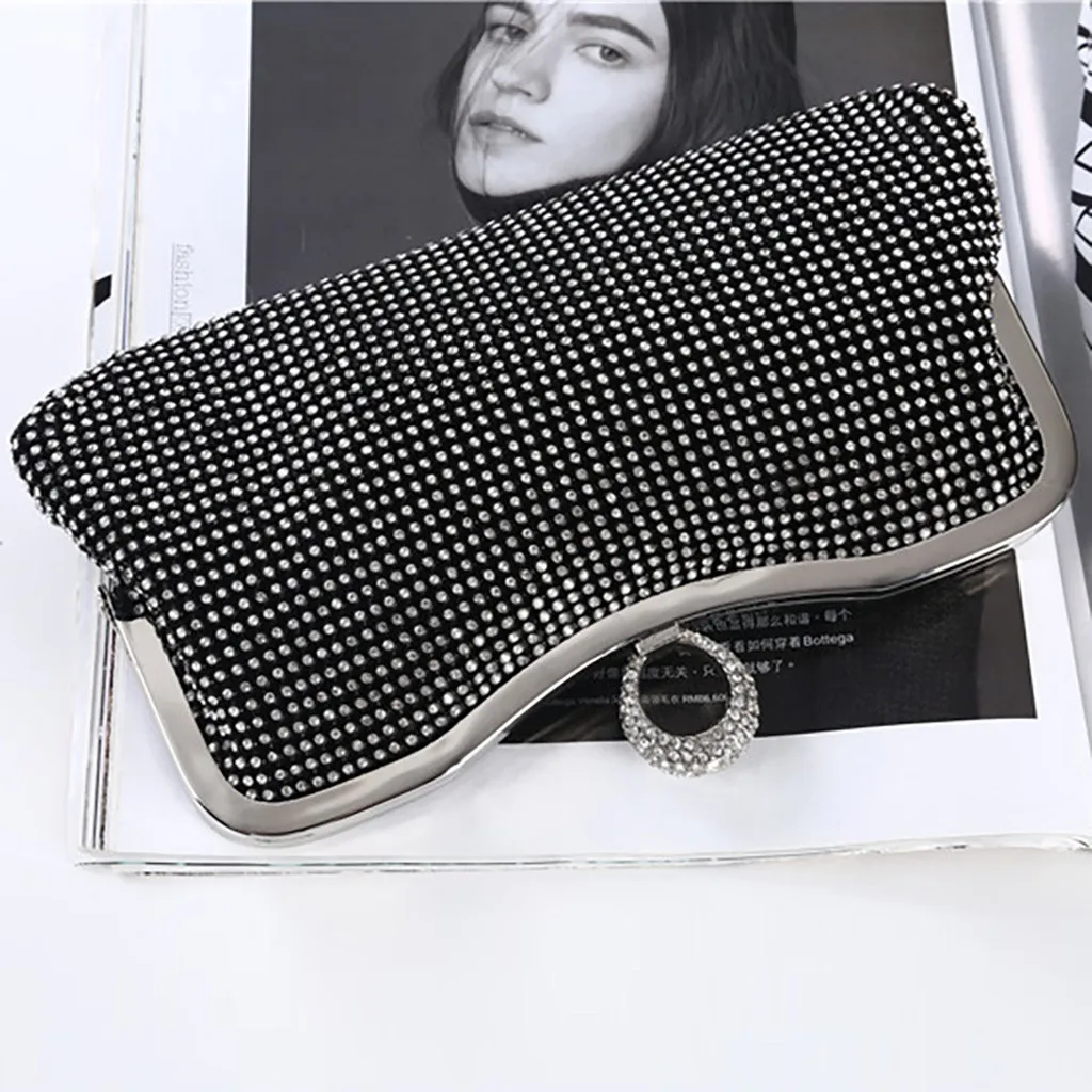 Женская вечерняя сумочка со стразами xiniu вечерние сумки клатчи на плечо