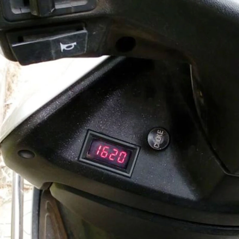 

2 in 1 LED Tachometer Gauge Digital RPM Voltmeter for Auto Motor Rotating Speed