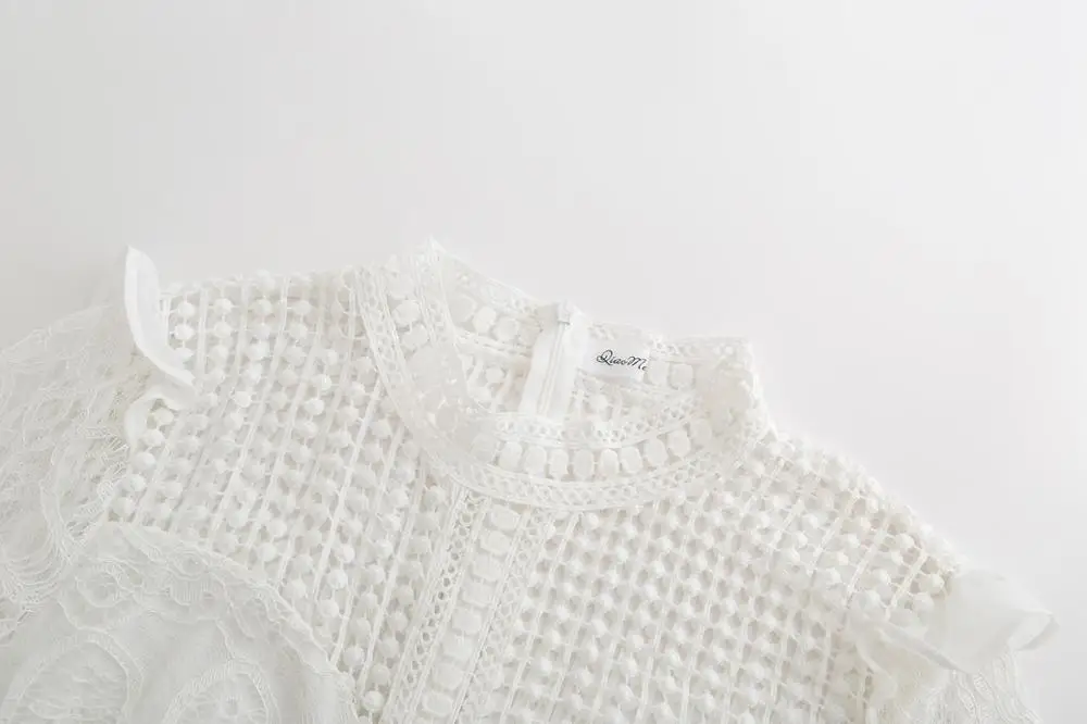 

2020 spring women's new print wood ear set diamond play elastic waist broken flower fairy dress