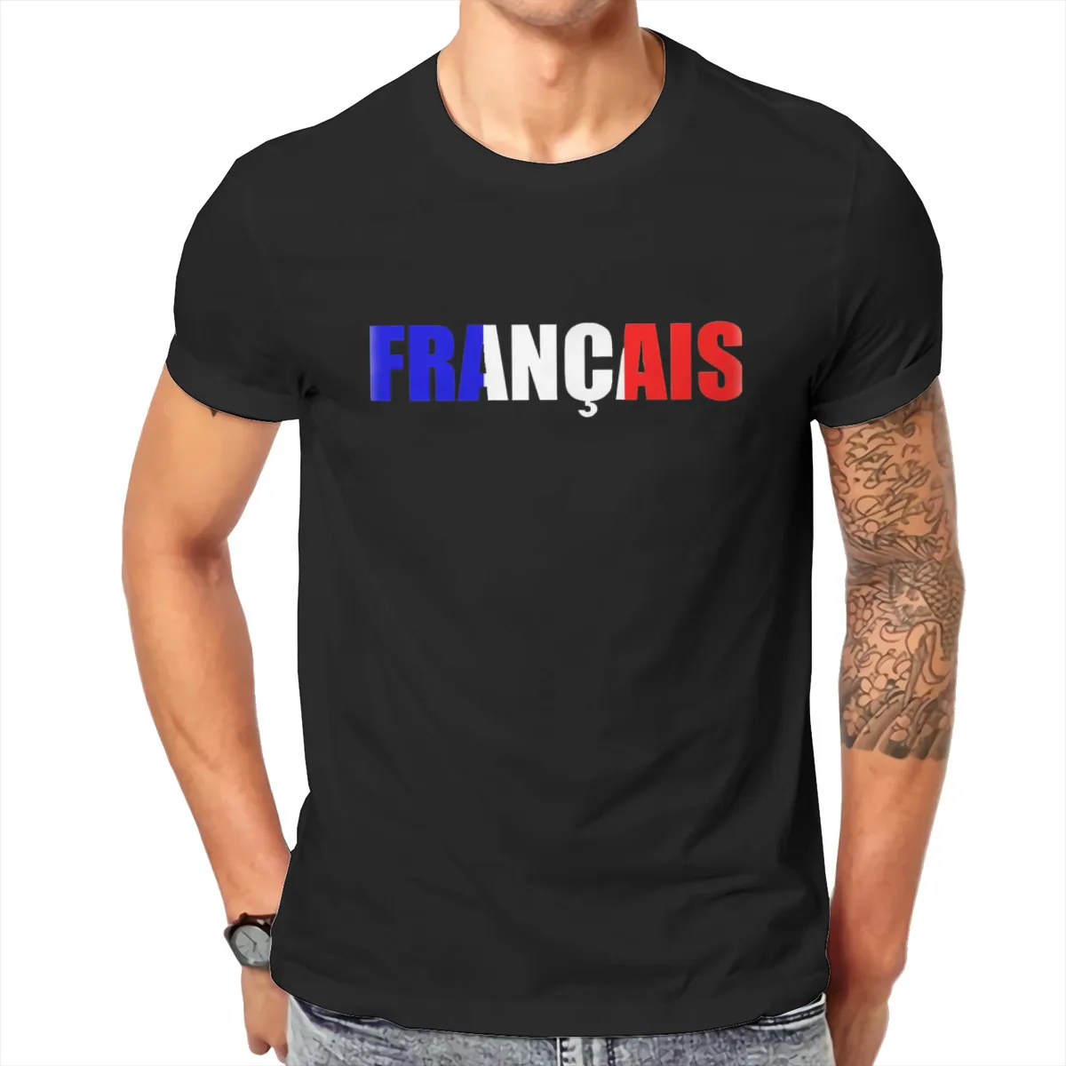 

francais T shirt Men T shirt summer T-shirt