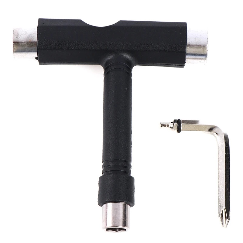 

1set Skateboard Tools T Type Skate Scooter Skateboard Tools Kick Scooter Mini L Wrench Set Assemble Adjusting Tool Kit