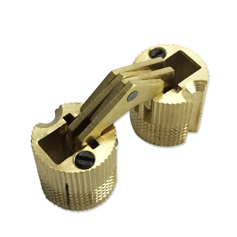 Медная колонна шарнир 1 шт мульти-стандарт скрытый мебельная фурнитура