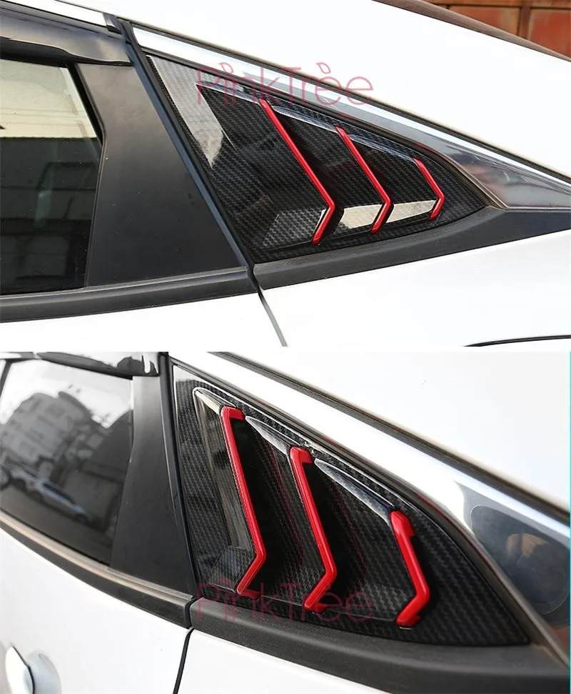 Задний корпус затвора ложный выход воздуха для Honda Civic 2016 2017 2018 тюнинг автомобиля