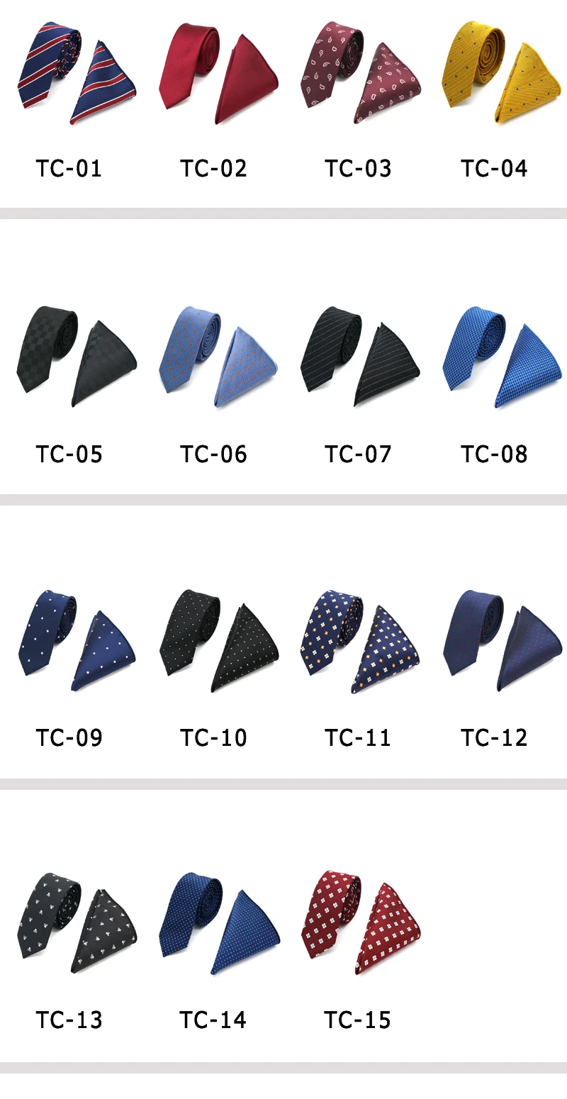 TC1-15, узкий, 1,97 дюймов, полиэстер, тканые, тонкие, обтягивающие галстуки, набор, мужской галстук, галстук, платок, карманный, квадратный, костюм для свадебной вечеринки, 5 см