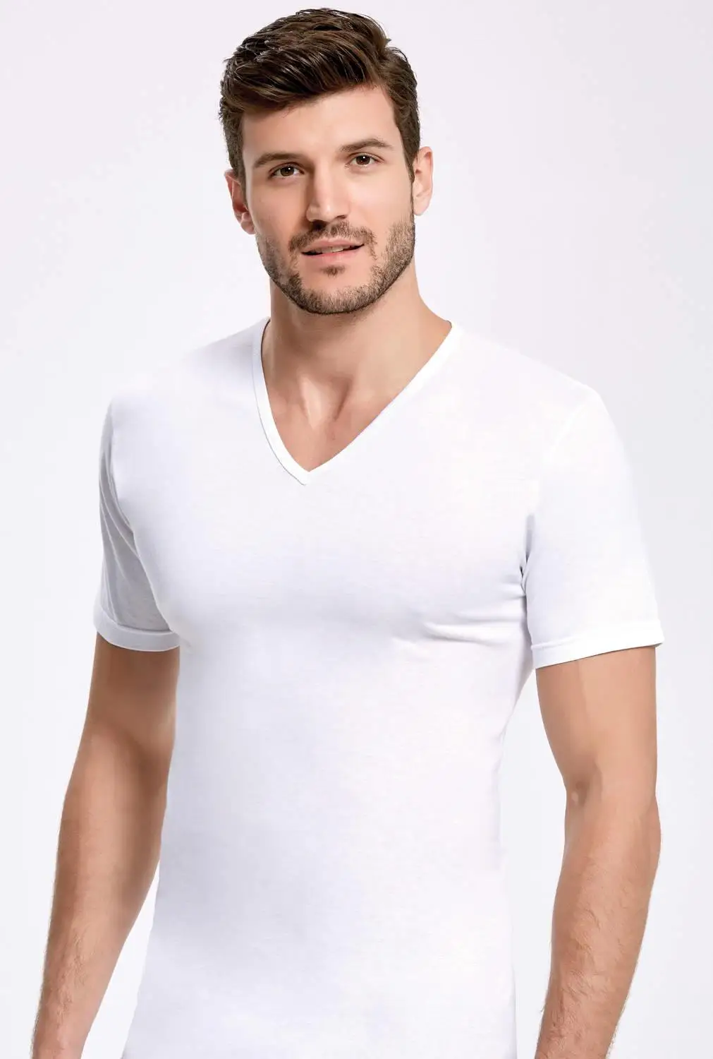 

Principle V-Neck Sleeved Athlete