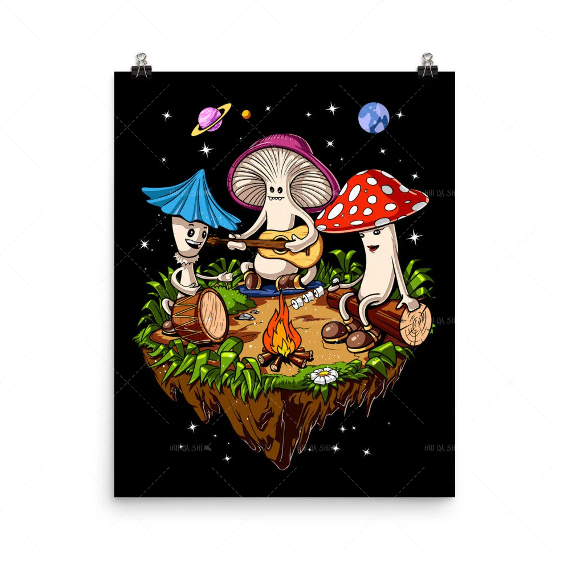 

Nordic Abstract Nordic Abstract Colorful Mushrooms Fungi Hippie Wall Art Canvas Painting Art Poster Print Wall Decor Living Room