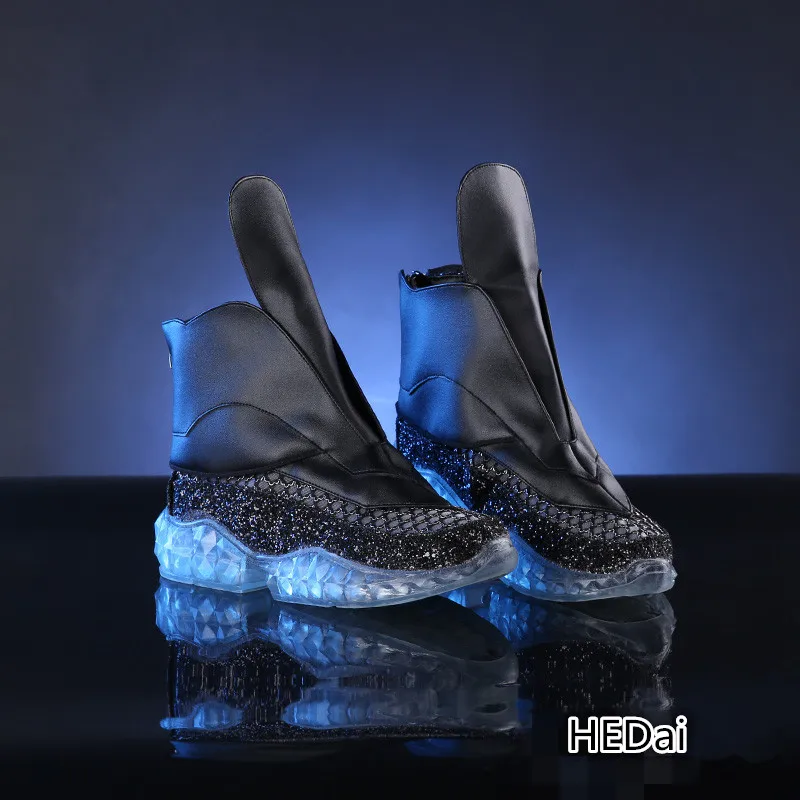 

LOL Akali KDA 2020 S10 Cosplay Shoes Woman Black Game Cos Boots