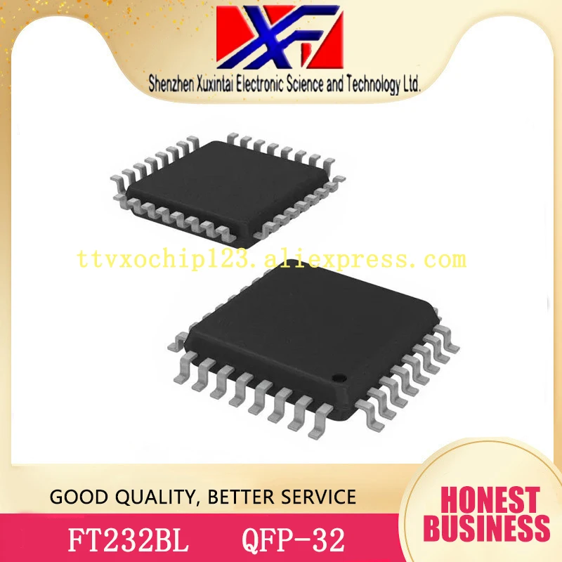 

10Pcs/Lot FT232BL FT232 TQFP32 IC USB FS SERIAL UART QFP-32