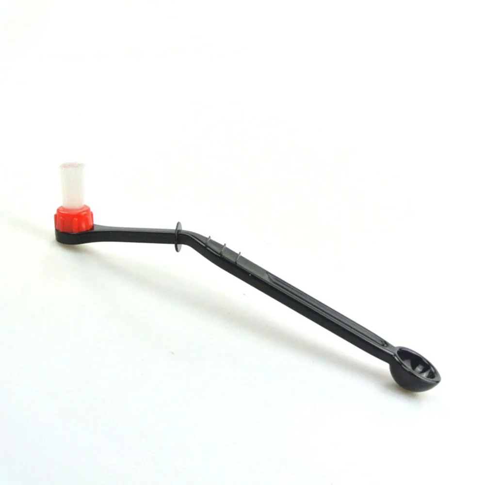 Наклонная головка нейлон Кофе Чистящая Щетка для машины очиститель инструменты