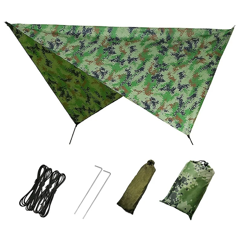 

Водонепроницаемый брезент для кемпинга, гамак с дождем, уличный влагостойкий коврик для пикника, многофункциональная палатка