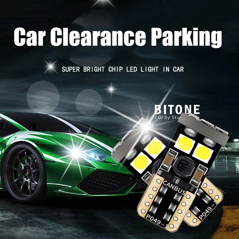 2x светодиодный габаритный фонарь T10 W5W для VW POLO Golf 4 5 6 7 GTI Passat B6 B5 JETTA MK5 MK6 CC EOS Touareg