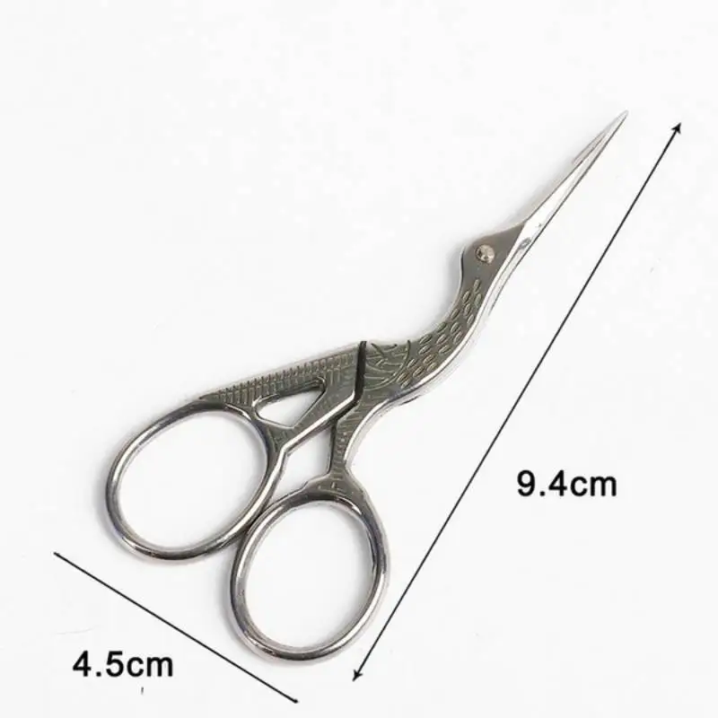 

Stainless Steel Classic Scissors Crane Small Cross-Stitch Scissor Sewing Accessories Home Tailor Scissors DIY Home Tool