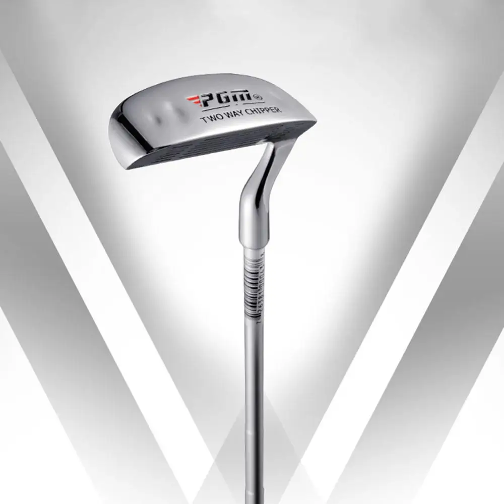 CRESTGOLF 35 дюймов Двусторонняя клюшка для гольфа, клюшка из нержавеющей стали для гольфа, двухсторонняя дробилка для гольфа Tug006 - Цвет: silver