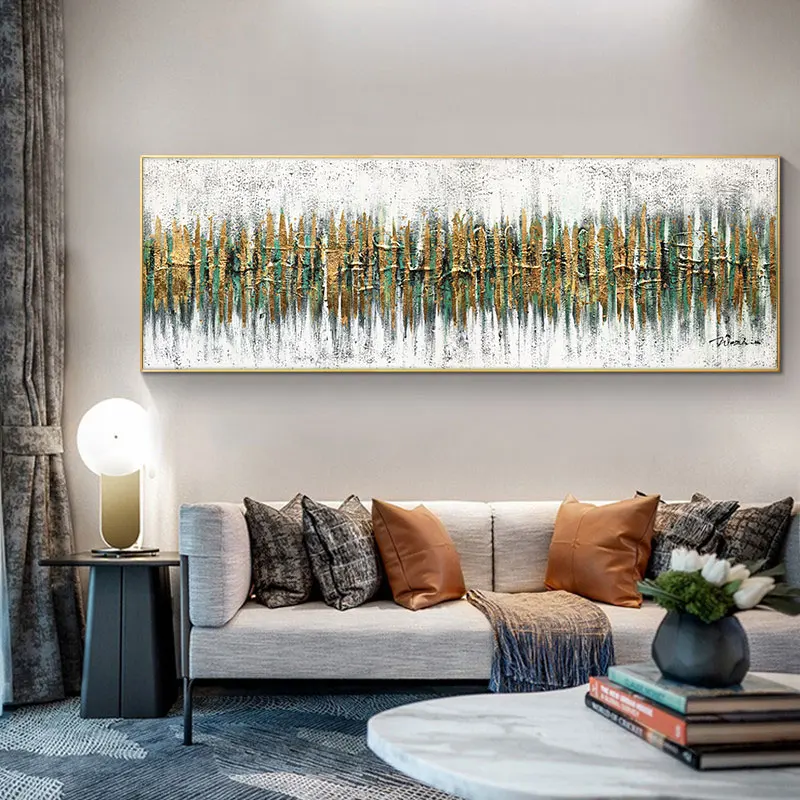 Абстрактная живопись маслом на холсте настенный художественный плакат и печать