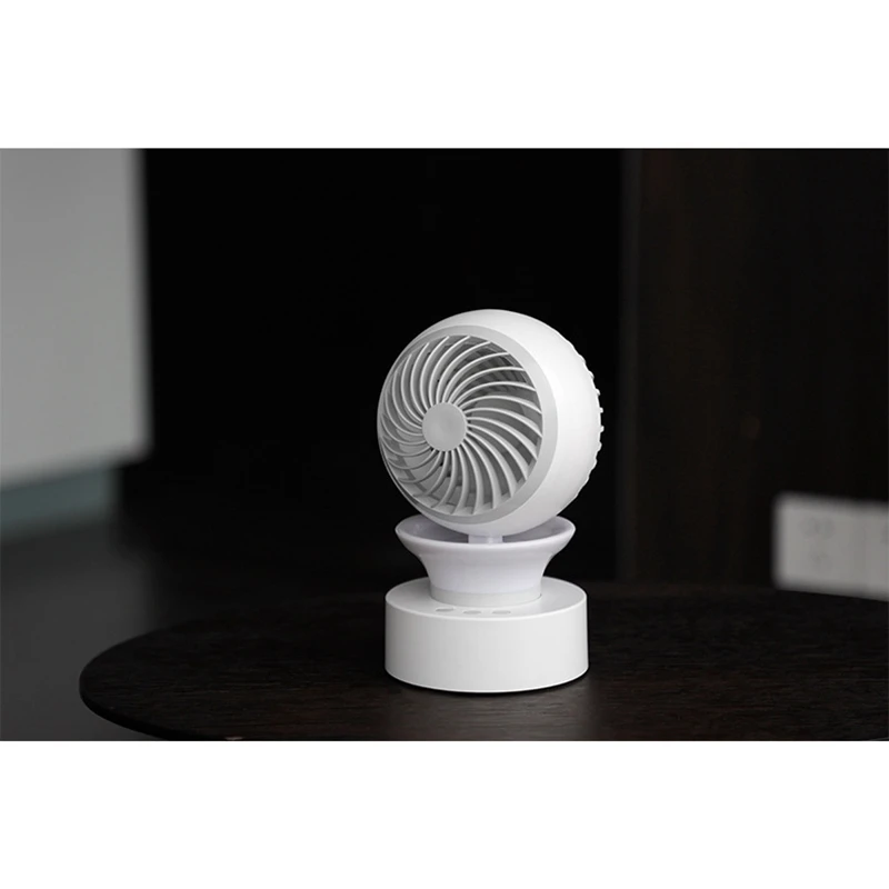 

Shaking Head Fan Personal Table Fan with Strong Wind Quiet Operation Portable Mini Fan for Office Bedroom