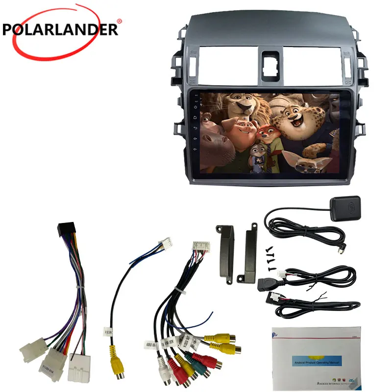 Автомагнитола 2 Din 9 дюймов Android 1 Гб + 16 ГБ GPS-навигация Wi-Fi сенсорный экран USB IOS Bluetooth