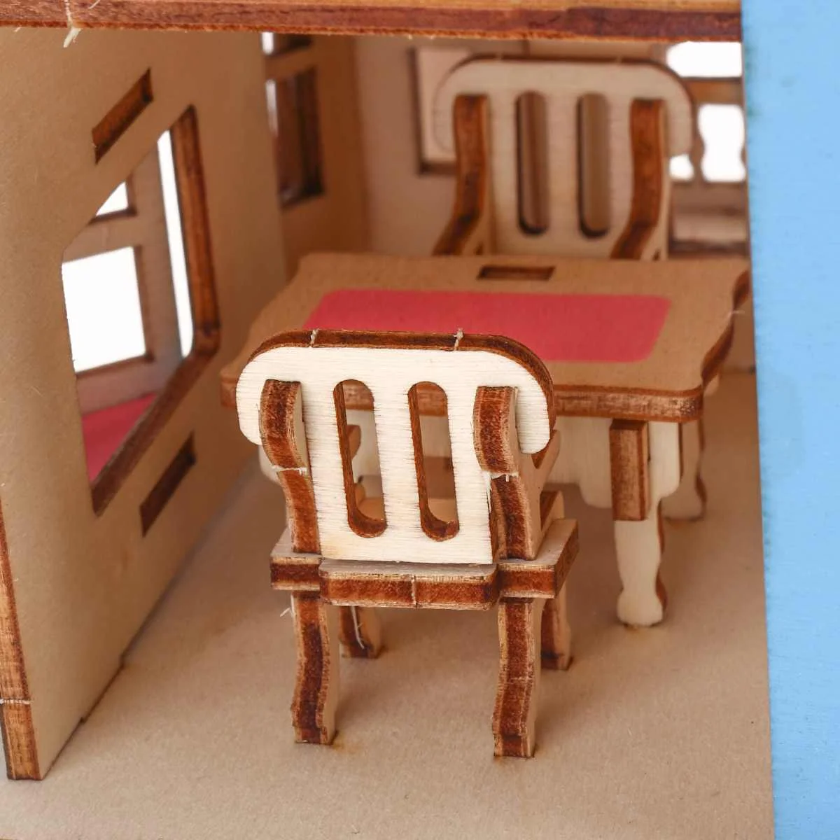 

3D Wooden Puzzle Game Laser Cutting Dream Villa Three-dimensional Assembly Puzzle Model Educational Toys for Kids Gift