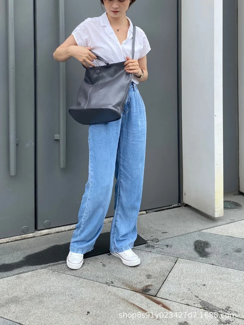 

Large Bag Female 2021 Fashion Lady Simple Large-capacity Shopping Handbag Casual Handbag Female Bag Soft Bag