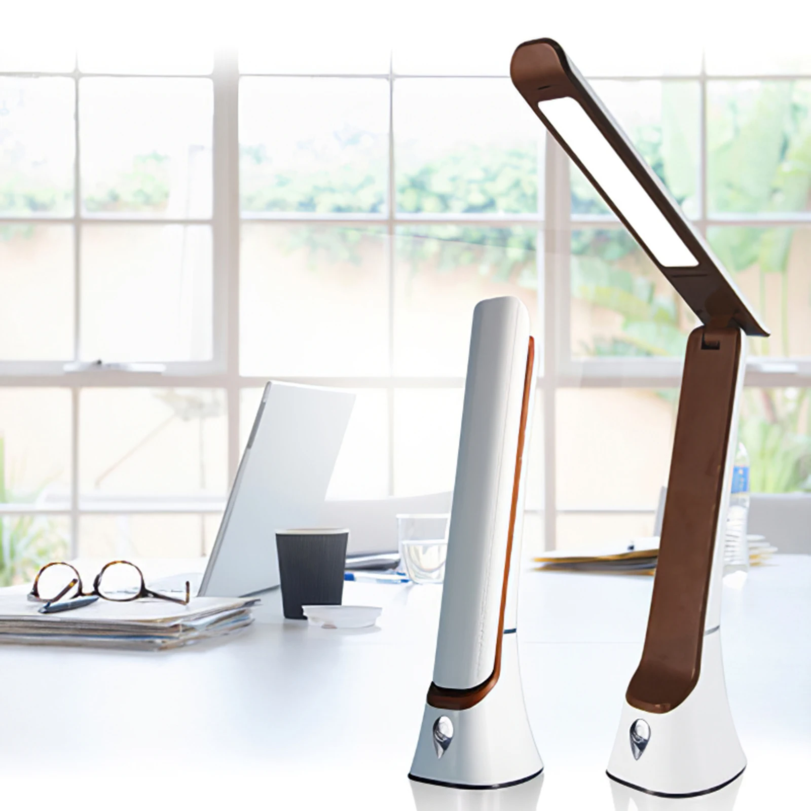 

Desk Reading Light Foldable Rechargeable Touch Switch LED Table Lamp With USB Cable For Office Bedroom Living Room Desk Reading