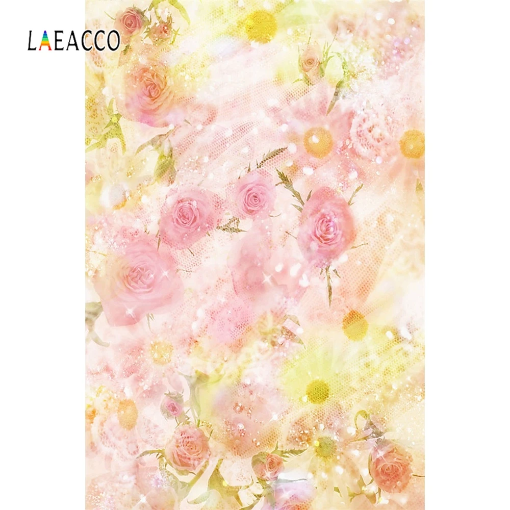 Весенний фон для детской фотосъемки с изображением розовых цветов | Электроника